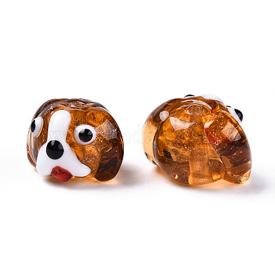 Бусины ручной работы бусины золотого песка LAMP-L079-03A-1