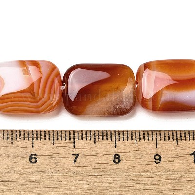 Натуральные полосатые агатовые / полосатые агатовые бусинки G-B137-B01-01G-1