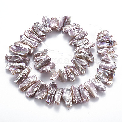 Природные Кеши жемчуг пряди PEAR-S020-H06-1