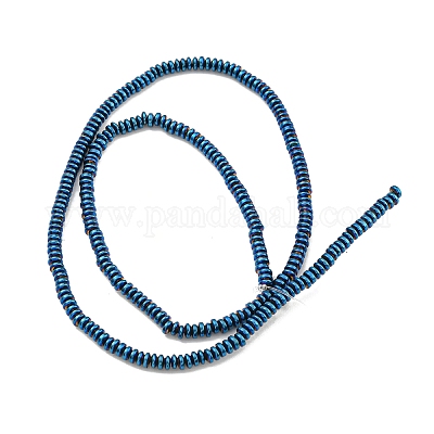 Гальванические нити из синтетических немагнитных гематитовых бусин G-I360-C03-08-1