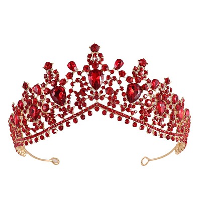 Ожерелья с подвесками из сплава со стразами в форме капли FS-WGCA643-02-1