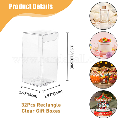 Прямоугольная прозрачная пластиковая коробка из пвх подарочная упаковка CON-DC0001-12B-1