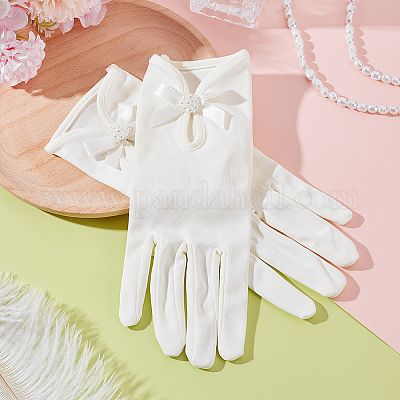 Атласные перчатки AJEW-WH0348-690A-1