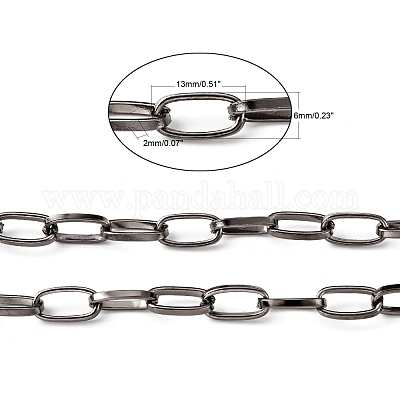 Железные скрепки цепи CH-R025-13x6mm-B-1