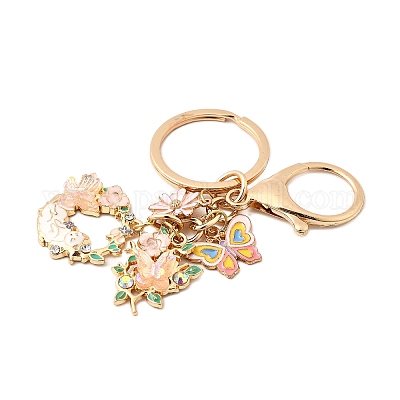 Брелки из сплава эмали&nbsp;KEYC-JKC01278-1