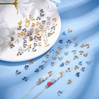 600 шт. Защитные ограждения из латунной проволоки 3 цветов KK-UN0004-09-1