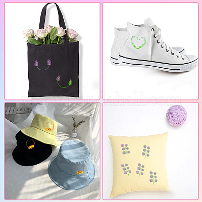 Водорастворимая ткань в богемном стиле DIY-WH0488-17K-1