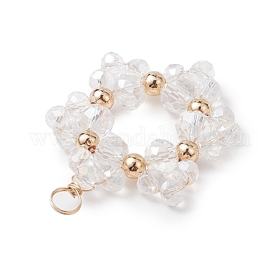 Стеклянные подвески на рождественскую тематику PALLOY-JF02889-1