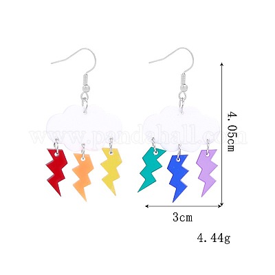 Сплав болтающиеся серьги&nbsp;NV4025-4-1