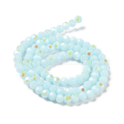 Непрозрачное стекло бисер нитей EGLA-A035-P4mm-L10-1