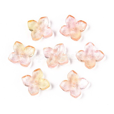 Расписные прозрачные стеклянные шапочки для запекания DGLA-N014-04A-1