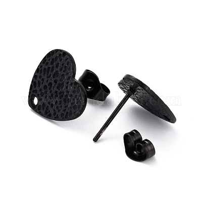 Фурнитура для сережек-гвоздиков из нержавеющей стали 304 STAS-I183-08B-EB-1