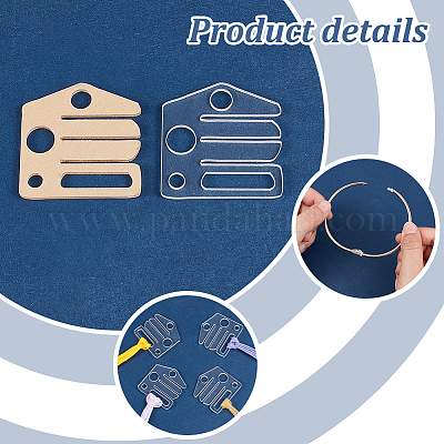 50 шт. Акриловые бобины в форме домика OACR-OC0001-25B-1