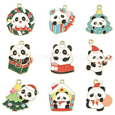 Подвески из эмали и сплава ENAM-FS0003-81-1