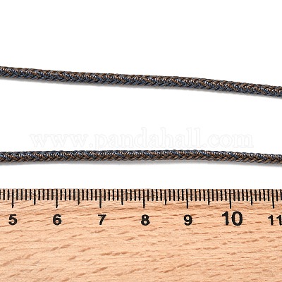 Изготовление ожерелья из плетеного нейлонового шнура толщиной 2.5 мм FIND-G095-01G-17-1