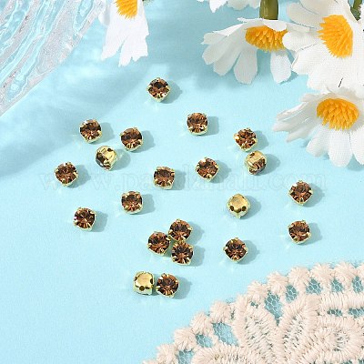 Preciosa® maxima crystal в пришивной чашке X-PRC-SS12-10220-G-1