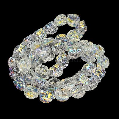 Гальванизированные стеклянные бусины смешанных стилей EGLA-H110-01-1