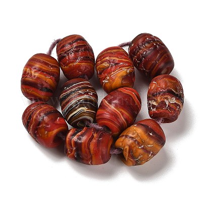 Бусы лэмпворк ручной работы LAMP-C016-01A-1