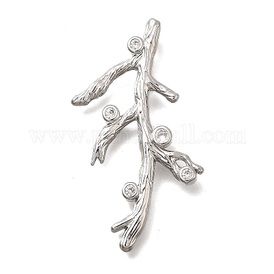 Латунные микро проложить кубического циркония подвески KK-Z125-09P-1