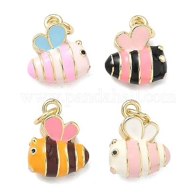 Латунь эмаль подвески&nbsp;KK-F933-13G-1