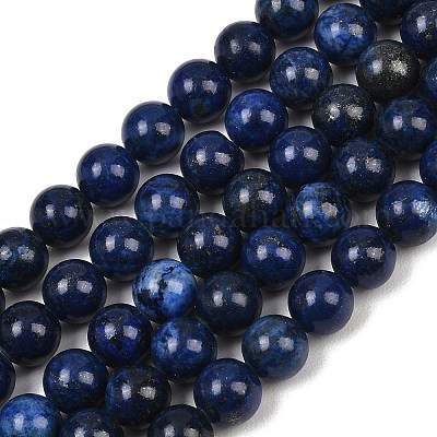 Окрашенные класс А естественные ляпис-лазури бисер пряди&nbsp;GSR8mmC123-1