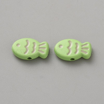 Бусины из сплава краски для выпечки FIND-CJC0017-58F-1