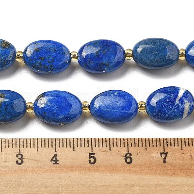 Нитки бусины из натурального ляписа-лазури G-H005-A09-02-1
