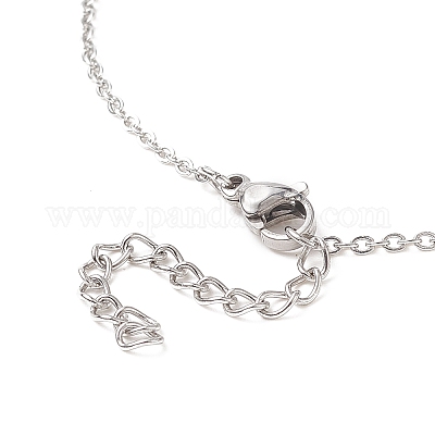 Ожерелье с подвеской в виде медведя из смолы NJEW-JN04251-1