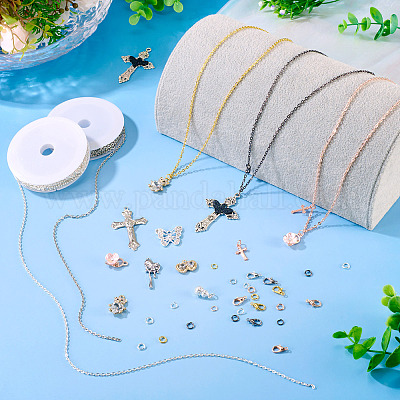 Набор для самостоятельного изготовления подвесок и ожерелий DIY-TA0013-04-1