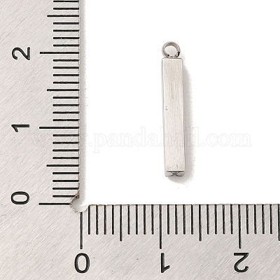 Подвески из нержавеющей стали 304 со стразами STAS-S131-10P-1