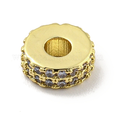 Покрытие стойки латунь с фианитами KK-B091-04A-04G-1