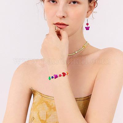 120 шт. 4 стиля окрашенных распылением непрозрачных акриловых бусин ACRP-TA0001-03-1