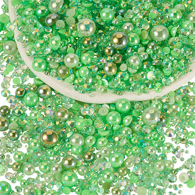 Полукруглые кабошоны из абс-пластика FIND-TAC0038-08F-1