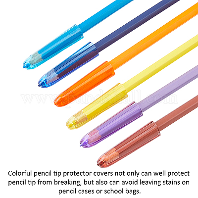 12 комплект пластиковых колпачков для карандашей DIY-FH0008-02-1