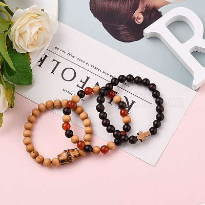 Наборы стрейч браслеты BJEW-JB05662-05-1