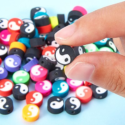 2 нить 2-х цветная нить из полимерной глины ручной работы CLAY-SZ0001-16-1