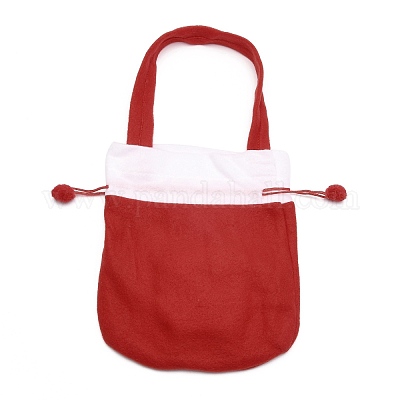 Рождественские бархатные украшения для мешков с конфетами ABAG-I003-01C-1