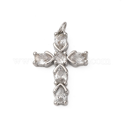 Латунные микро проложить кубического циркония подвески KK-P308-29P-1