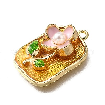 Подвески из эмали и сплава ENAM-K076-15B-G-1