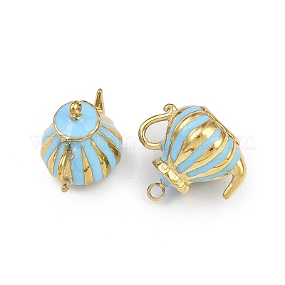 Подвески из нержавеющей стали 304 с эмалью STAS-P415-33G-1