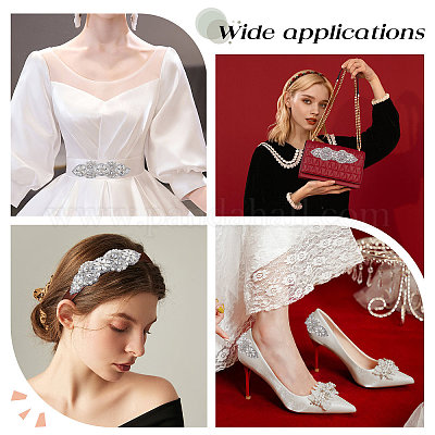 Стеклянная аппликация со стразами DIY-WH0321-51-1