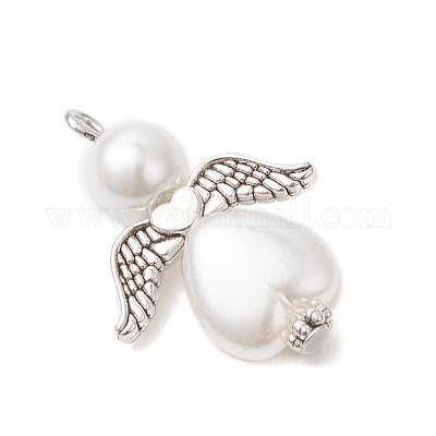 Стеклянные жемчужины круглые бусины и бусины из АБС пластика имитация жемчуга подвески PALLOY-JF04094-01-1