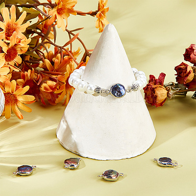 5 шт. позолоченные натуральные барочные жемчужины кеши жемчужные подвески-коннекторы PEAR-BBC0001-17-1