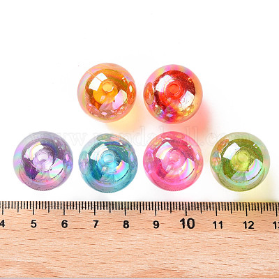 Прозрачные акриловые бусины MACR-S370-B20-1