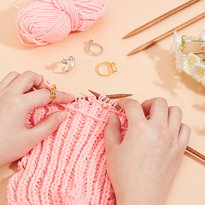 8 шт. 4-х стильные литые держатели для пальцев направляющих нитей RJEW-BC0001-24-1