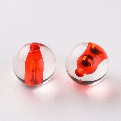 Perles en acrylique transparente&nbsp;X-TACR-S154-01A-1