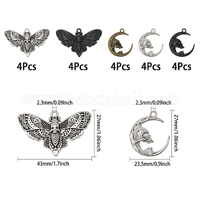 20шт 5 стильных набора подвесок из сплава FIND-CA0007-76-1