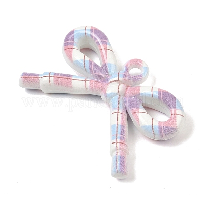 Непрозрачные печатные акриловые подвески&nbsp;MACR-I040-01B-1