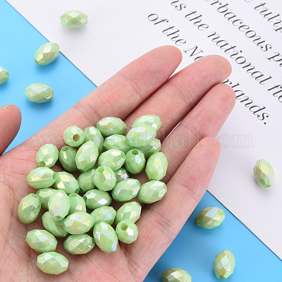 Непрозрачные акриловые бусины TACR-S153-32I-01-1