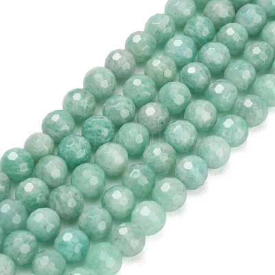 Природных амазонит бисер нитей&nbsp;G-C280-B13-6mm-1